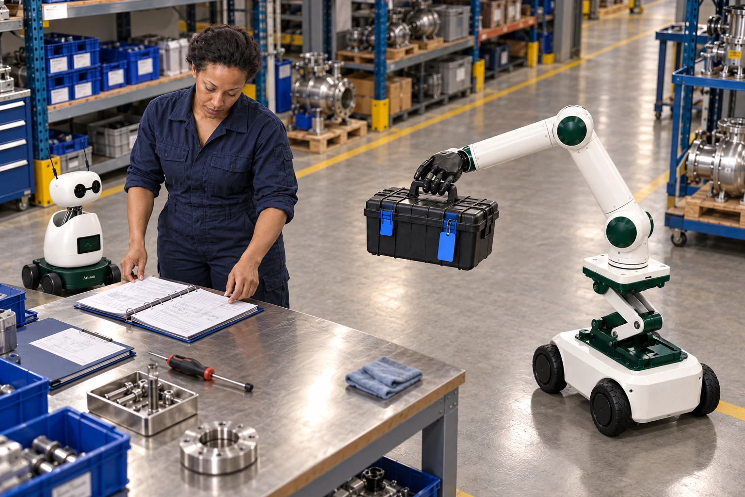 Muscle brings one compact handled case of clean maintenance accessories to the preparation bench.